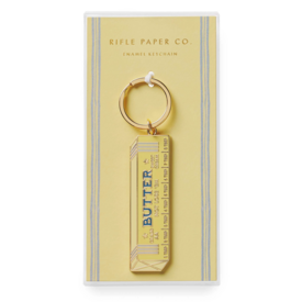 Rifle Paper Co. Rifle Paper Co. Enamel Keychain - Butter Not Lose Em