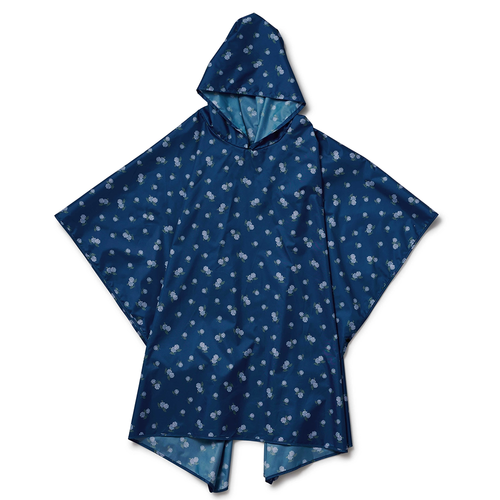 Rifle Paper Co. Packable Rain Poncho - Ditsy Hydrangea