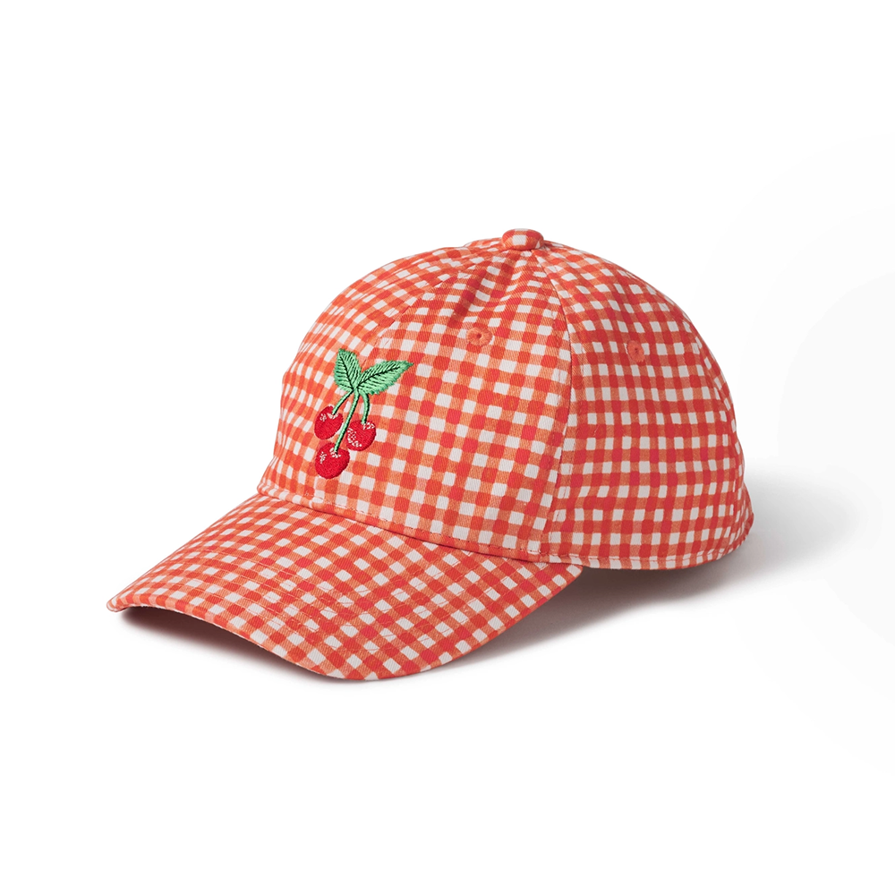 Rifle Paper Co. Rifle Paper Co. Baseball Cap - Gingham Cherries