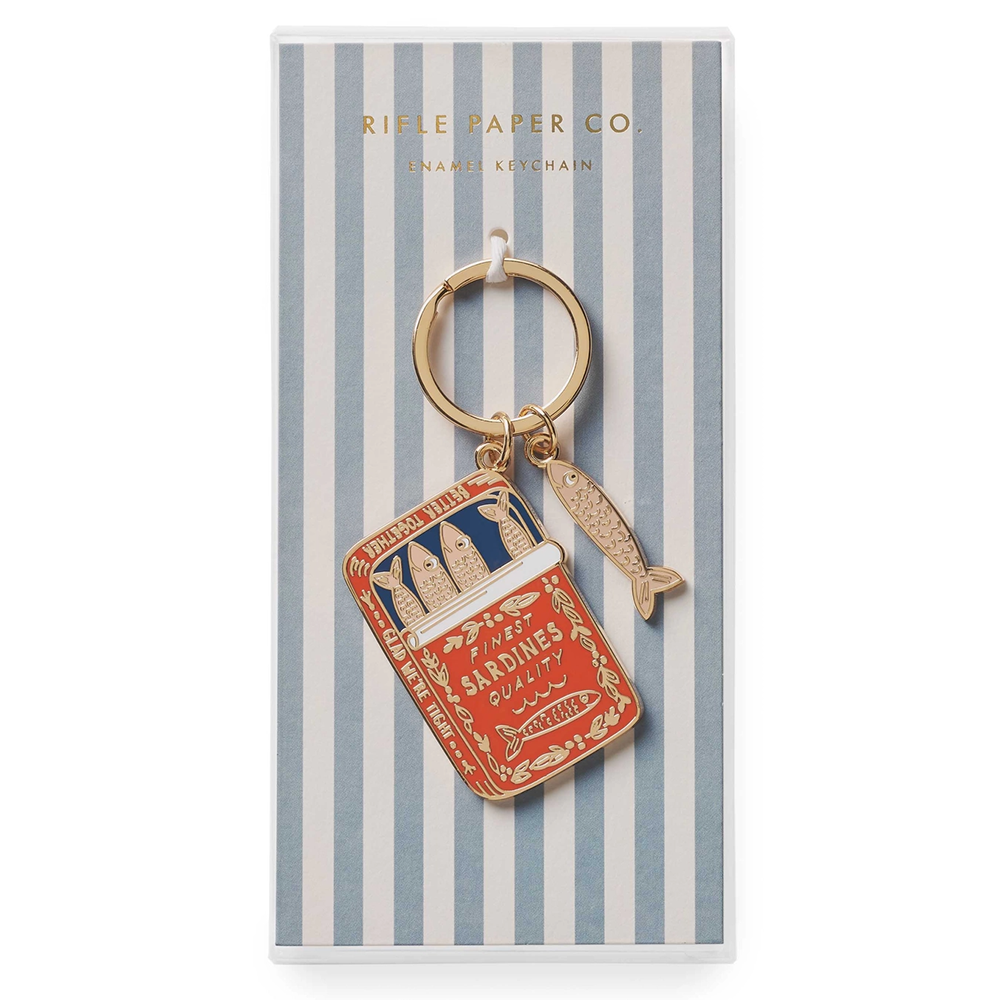 Rifle Paper Co. Rifle Paper Co. Enamel Keychain - Sardines