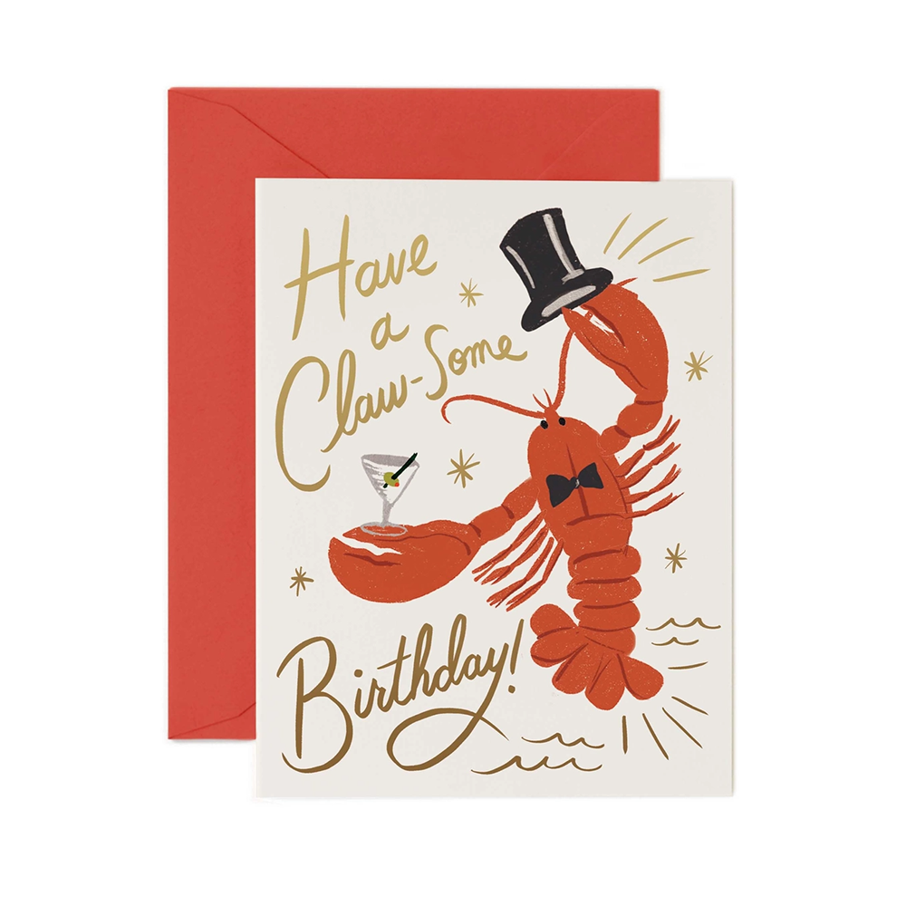Rifle Paper Co. Clawsome Birthday Card