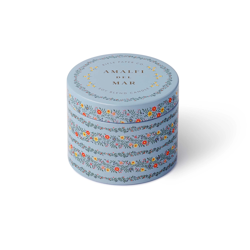 Rifle Paper Co. Rifle Paper Co. 3 oz Tin Candle - Rosette Amalfi Del Mar