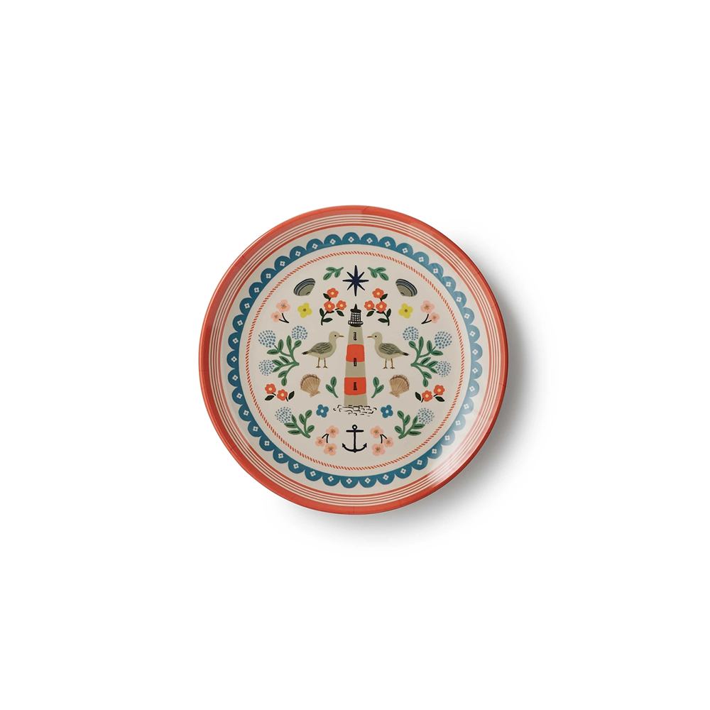 Rifle Paper Co. Melamine Dessert Plate Set - Seaside