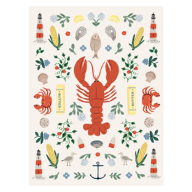 Rifle Paper Co. Rifle Paper Co. Tea Towel - Seaside