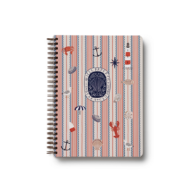 Rifle Paper Co. Rifle Paper Co. Spiral Notebook - Seaside