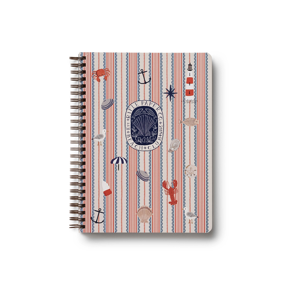 Rifle Paper Co. Rifle Paper Co. Spiral Notebook - Seaside