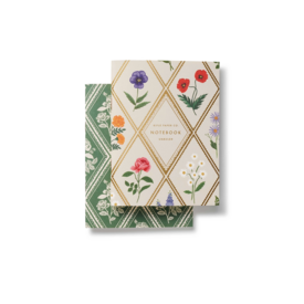Rifle Paper Co. Rifle Paper Co. Set of 2 Pocket Notebooks - Garden Study