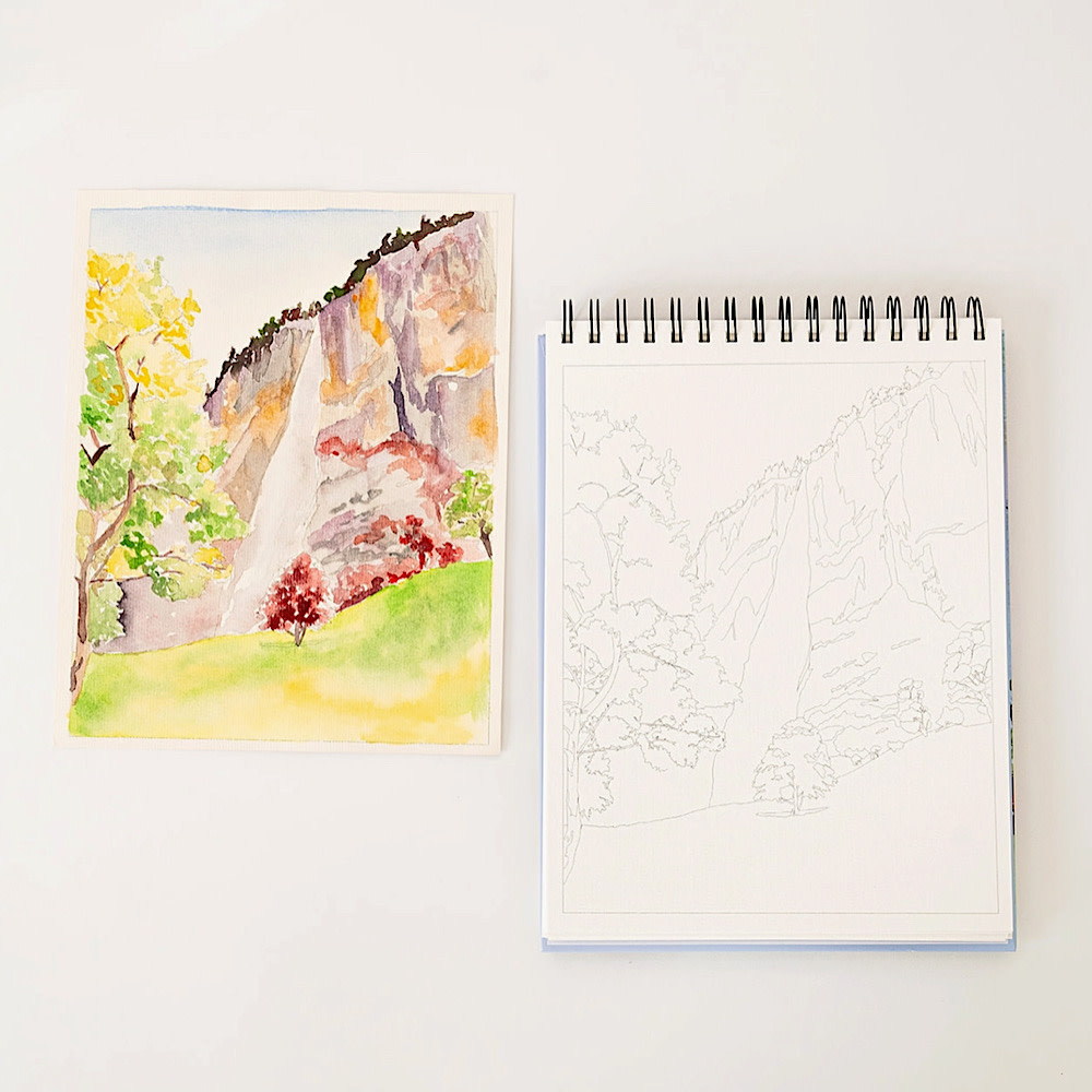 Bailey Rae Studio Watercolor Workbook - Landscape