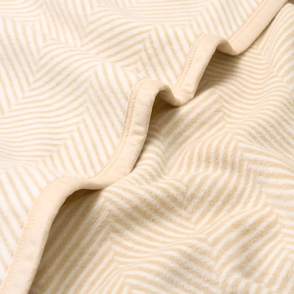 ChappyWrap Original Blanket - Harborview Herringbone - Cream