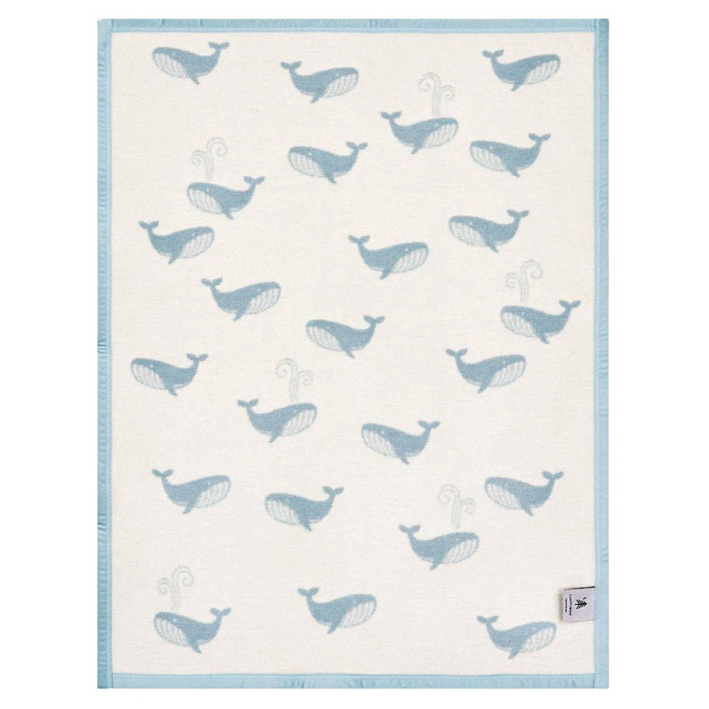ChappyWrap Mini Blanket - Big Blue Whale