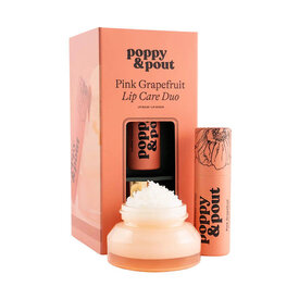 Poppy & Pout Poppy & Pout Lip Care Duo - Pink Grapefruit