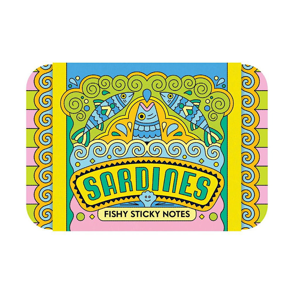 Chronicle Sardines Fishy Sticky Notes