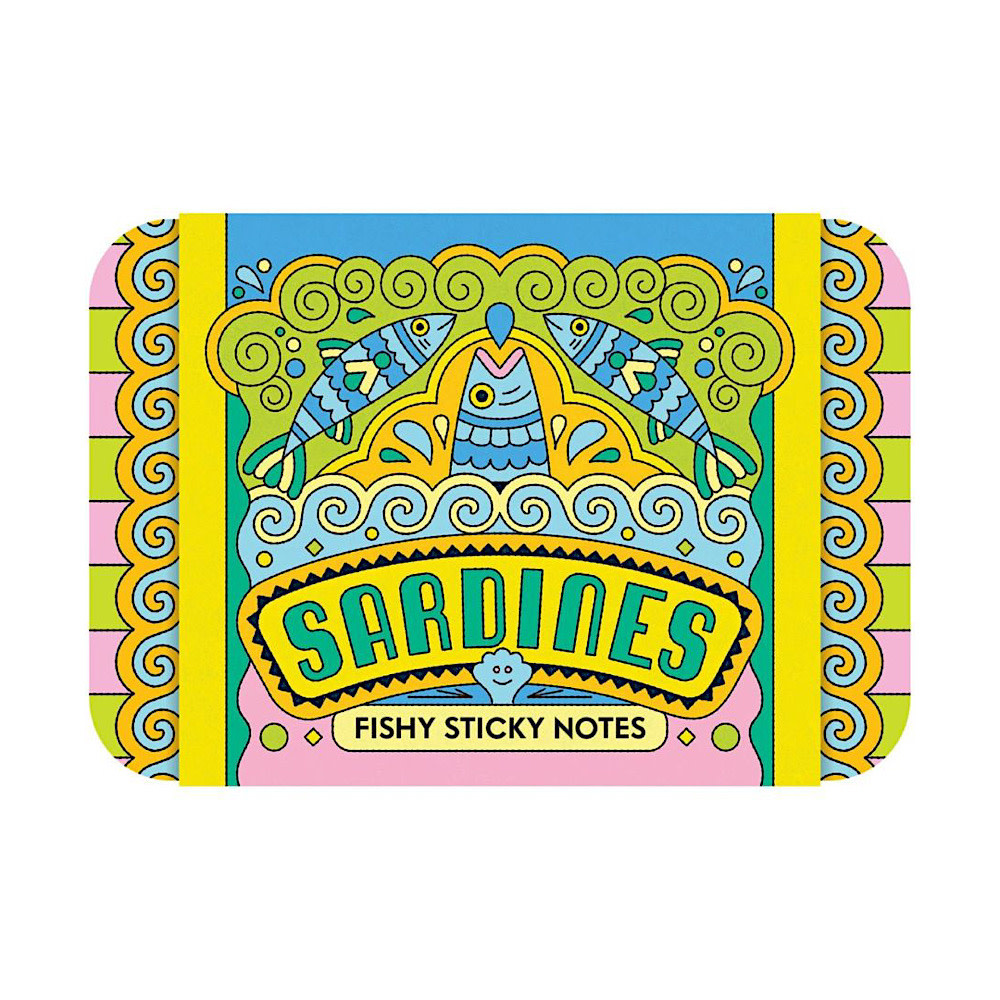 Sardines Fishy Sticky Notes