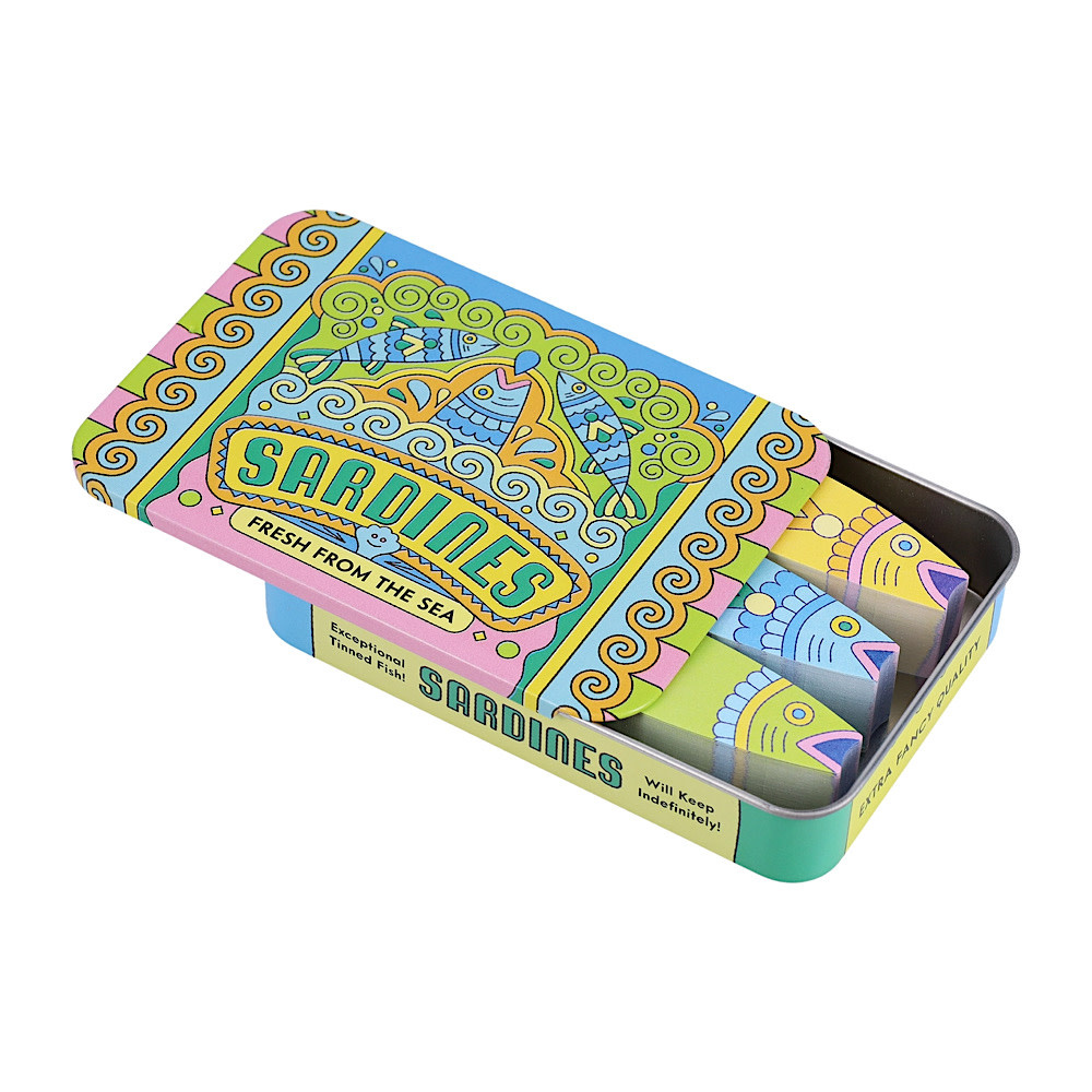 Sardines Fishy Sticky Notes