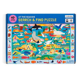 Mudpuppy Search & Find Puzzle - At the Seaside - 64 Piece