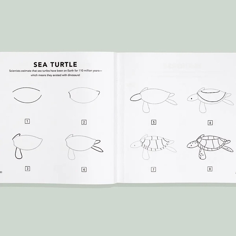 Under the Sea: A How To Draw Art Book for Kids Large Paperback