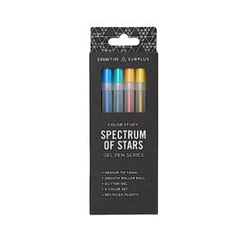 Cognitive Surplus Cognitive Surplus - Glitter Gel Pens Pack - Spectrum of Stars