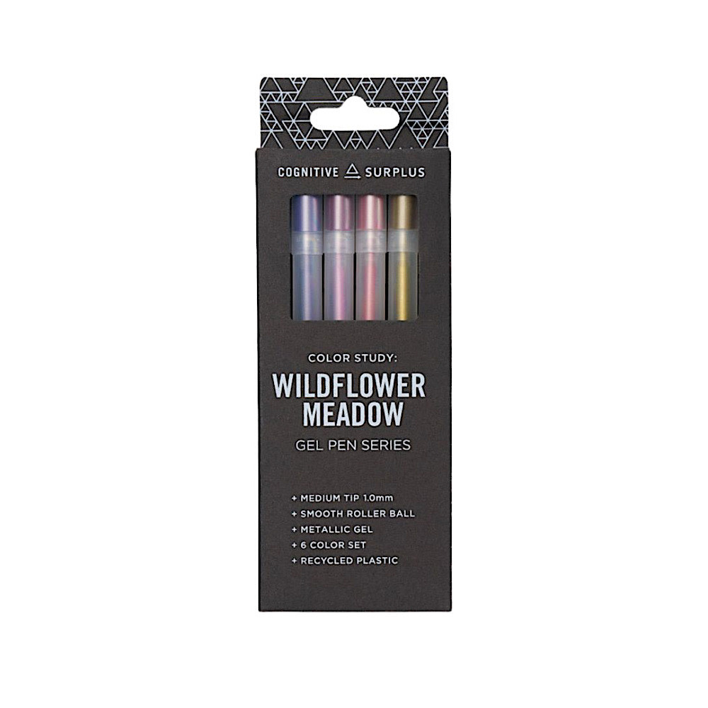 Cognitive Surplus Cognitive Surplus - Metallic Gel Pens Pack - Wildflower Meadow