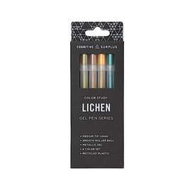 Cognitive Surplus Cognitive Surplus - Metallic Gel Pens Pack - Lichen