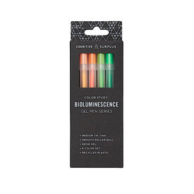 Cognitive Surplus Cognitive Surplus - Neon Gel Pens Pack - Bioluminescence