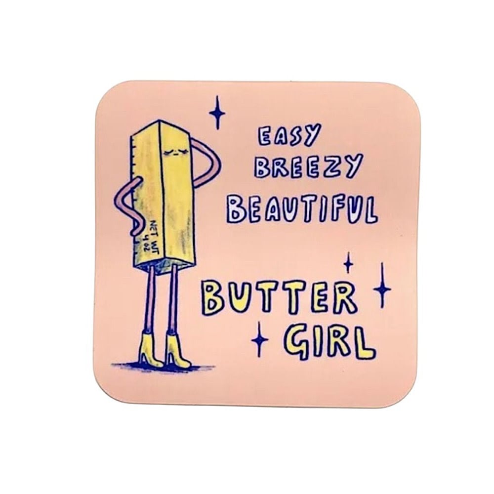 Allison McKeen Butter Girl Sticker