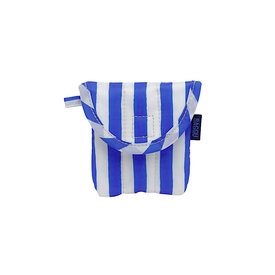 Baggu Baggu Puffy Earbuds Case - Blue Painted Stripe
