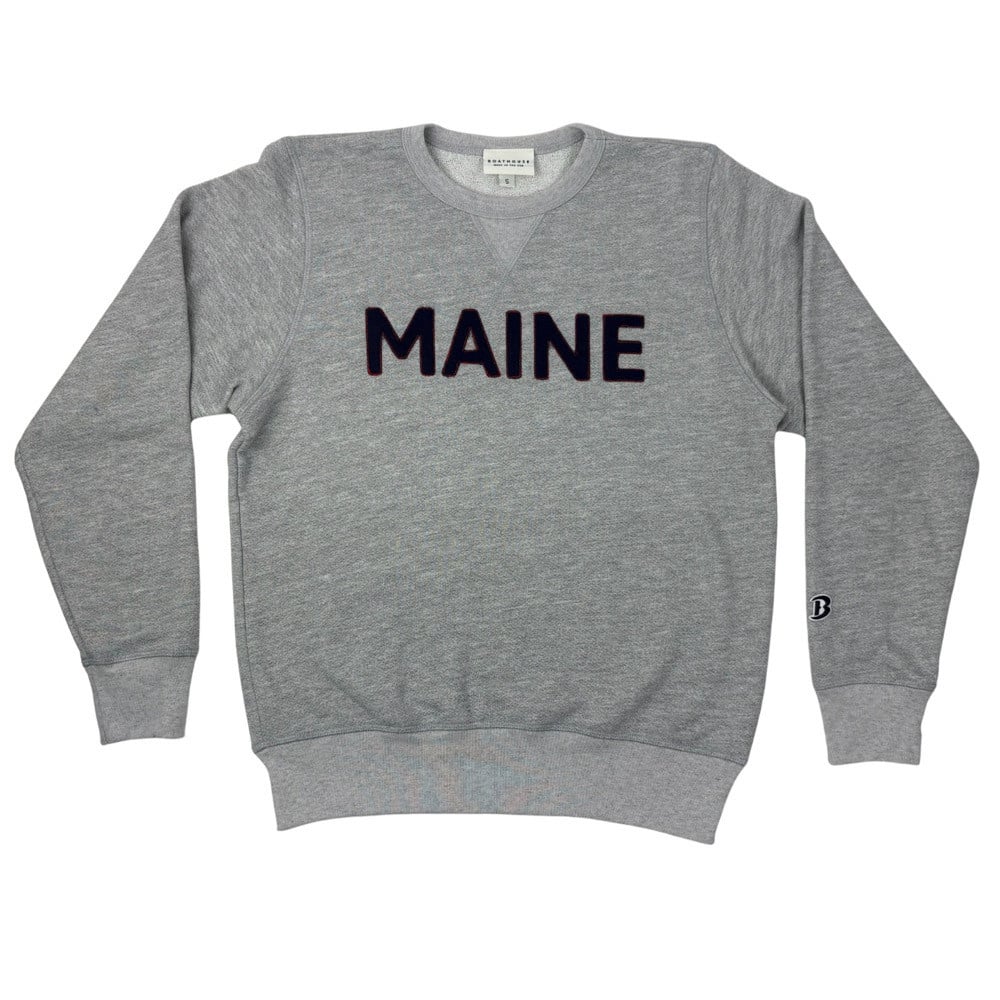 Boathouse Sports Boathouse Sports Terry Crewneck Sweatshirt - Maine - Heather Gray