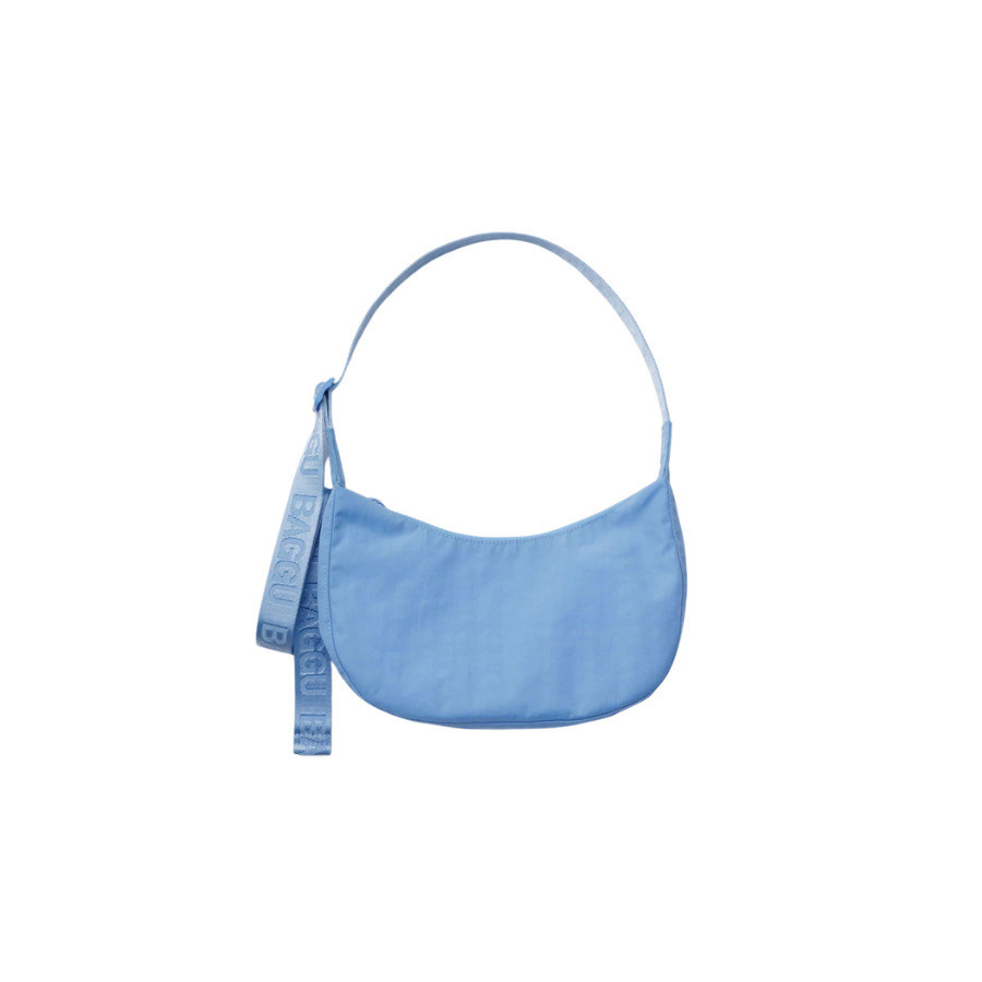 Baggu Small Nylon Crescent Bag - Piscine