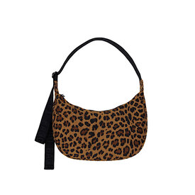 Baggu Baggu Medium Nylon Crescent Bag - Leopard