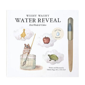 Paige Tate & Co. Wishy Washy: First Words and Colors Board Book - Water Reveal Edition
