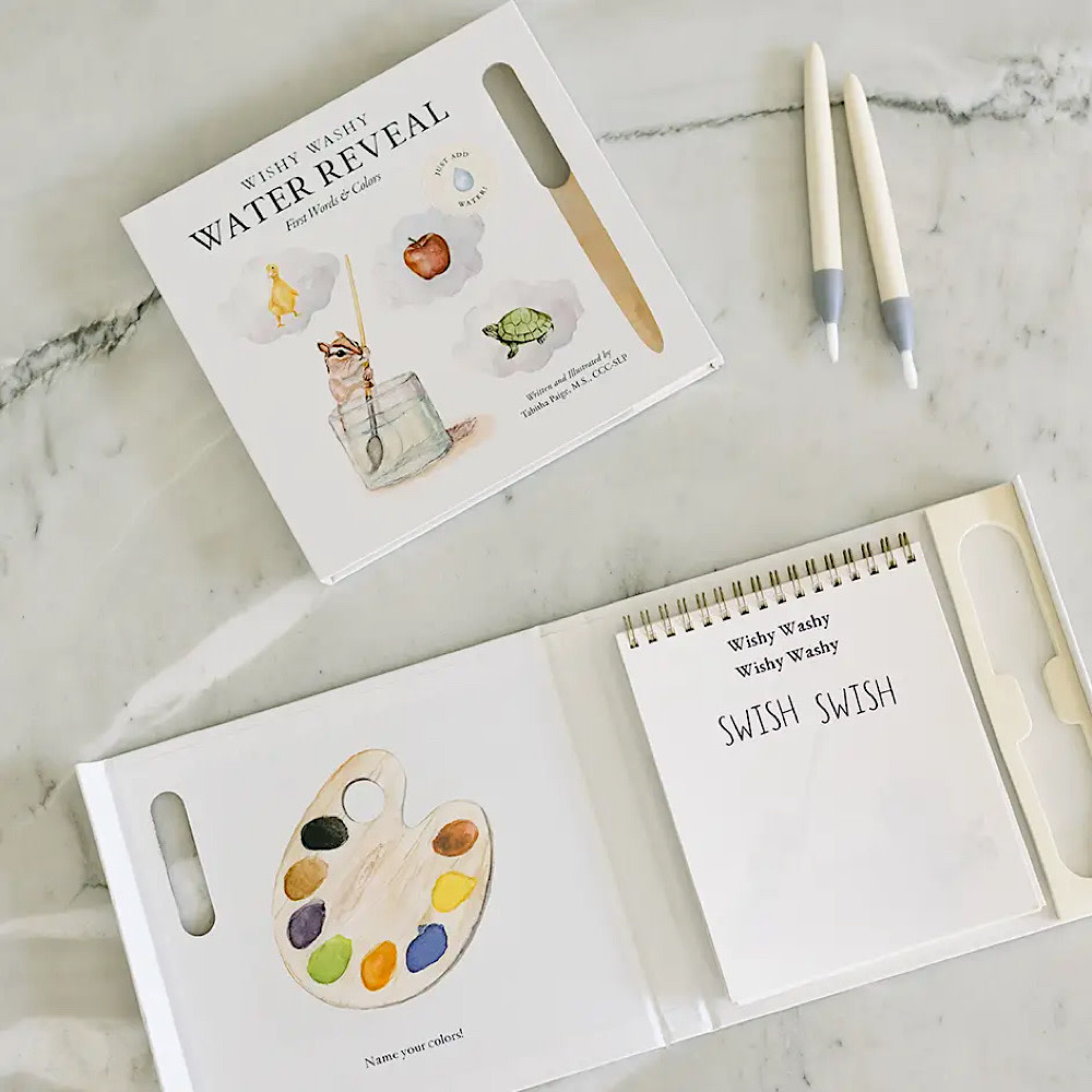 Wishy Washy: First Words and Colors Board Book - Water Reveal Edition