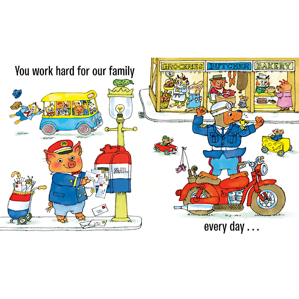 Richard Scarry's Best Daddy Ever Hardcover Book