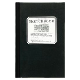 Peter Pauper Small Black Premium Sketchbook