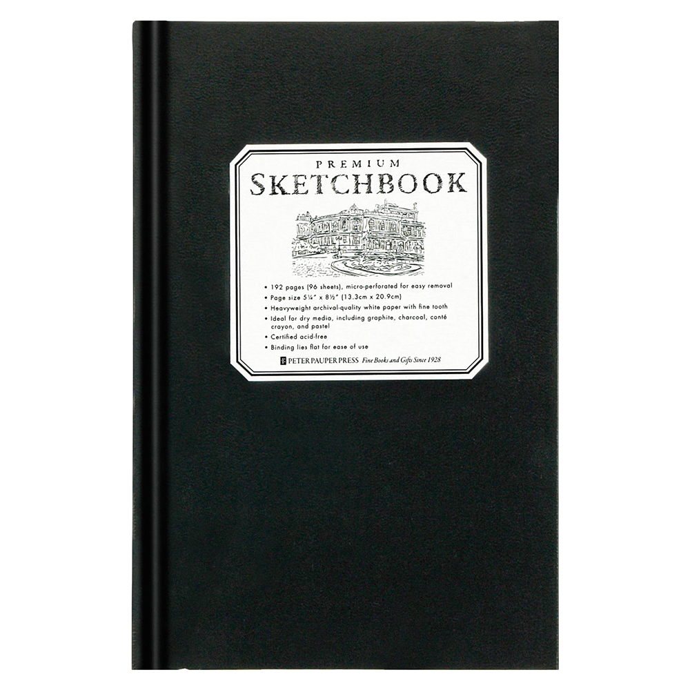 Small Black Premium Sketchbook