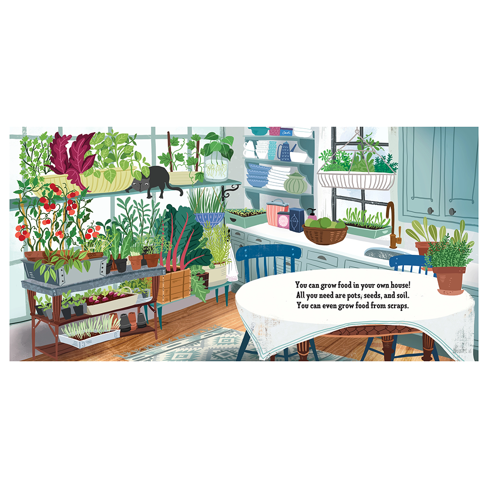 My First Book of Growing Food Board Book