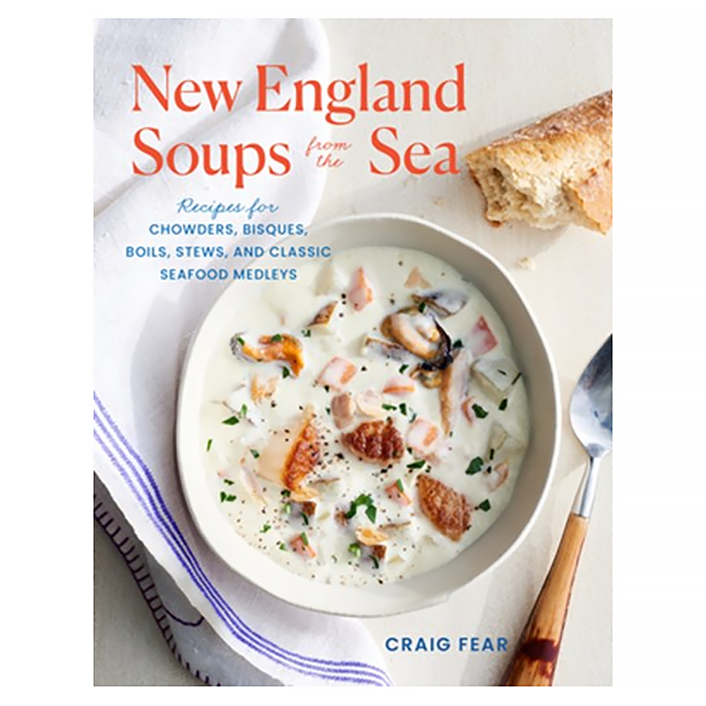 New England Soups from the Sea Paperback Book