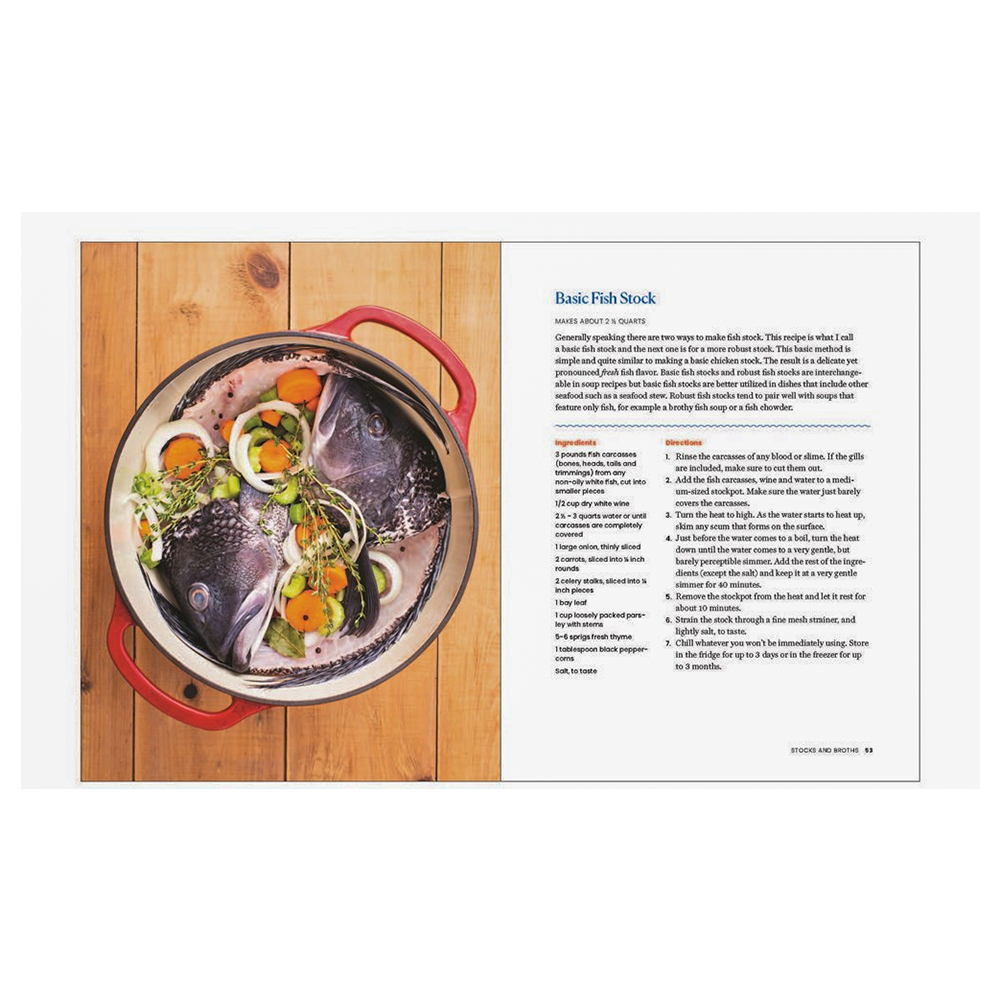 New England Soups from the Sea Paperback Book