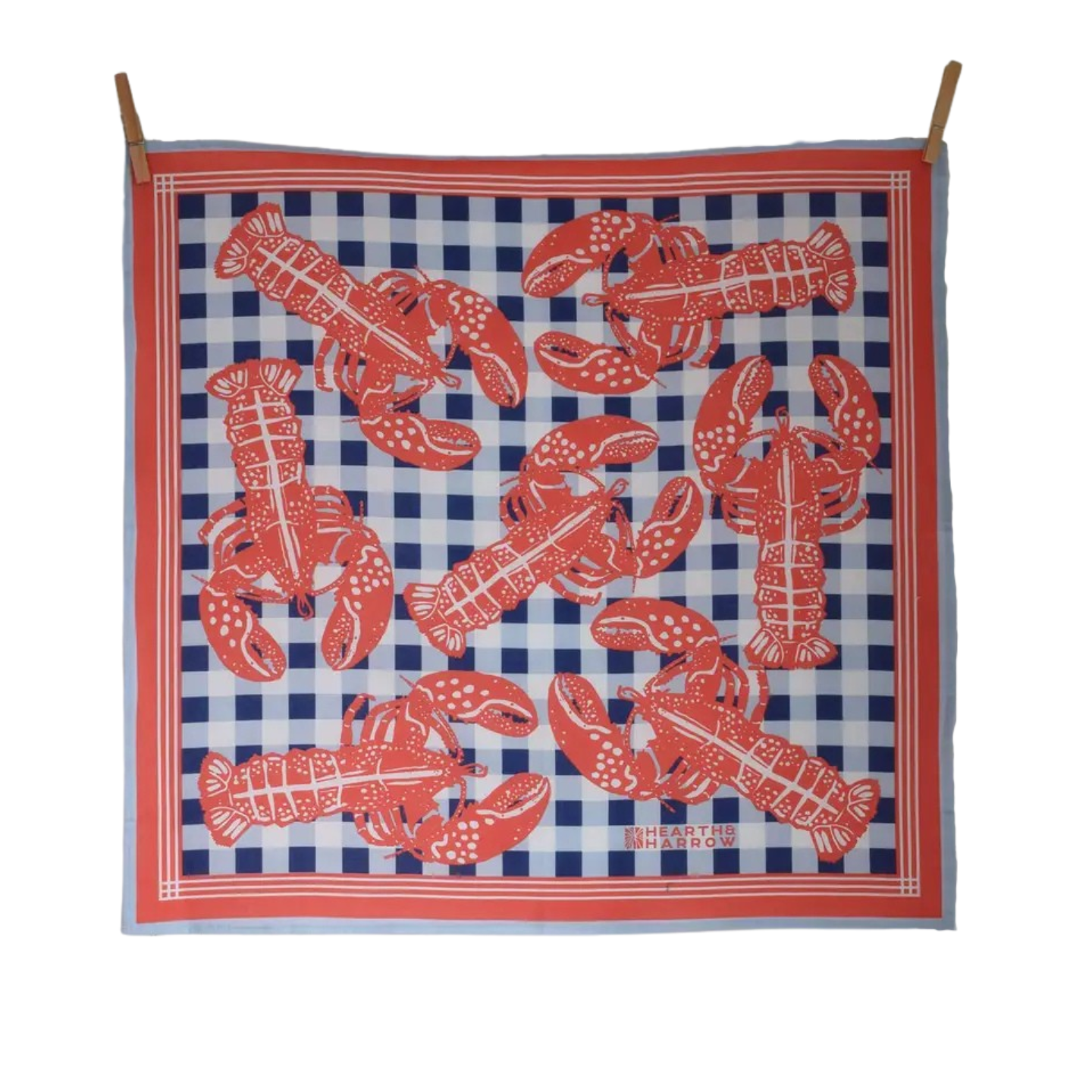 Hearth & Harrow Hearth & Harrow Cotton Bandana - Lobster