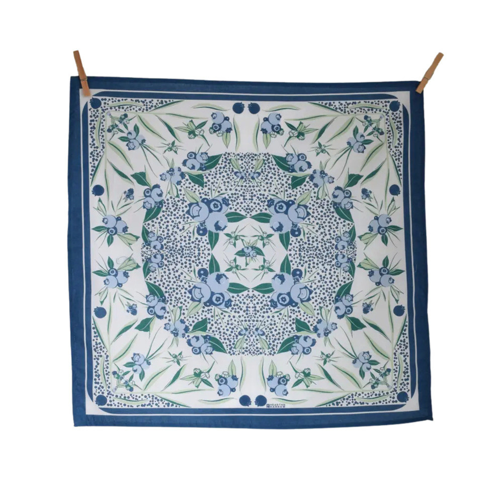 Hearth & Harrow Hearth & Harrow Cotton Bandana - Wild Blueberry