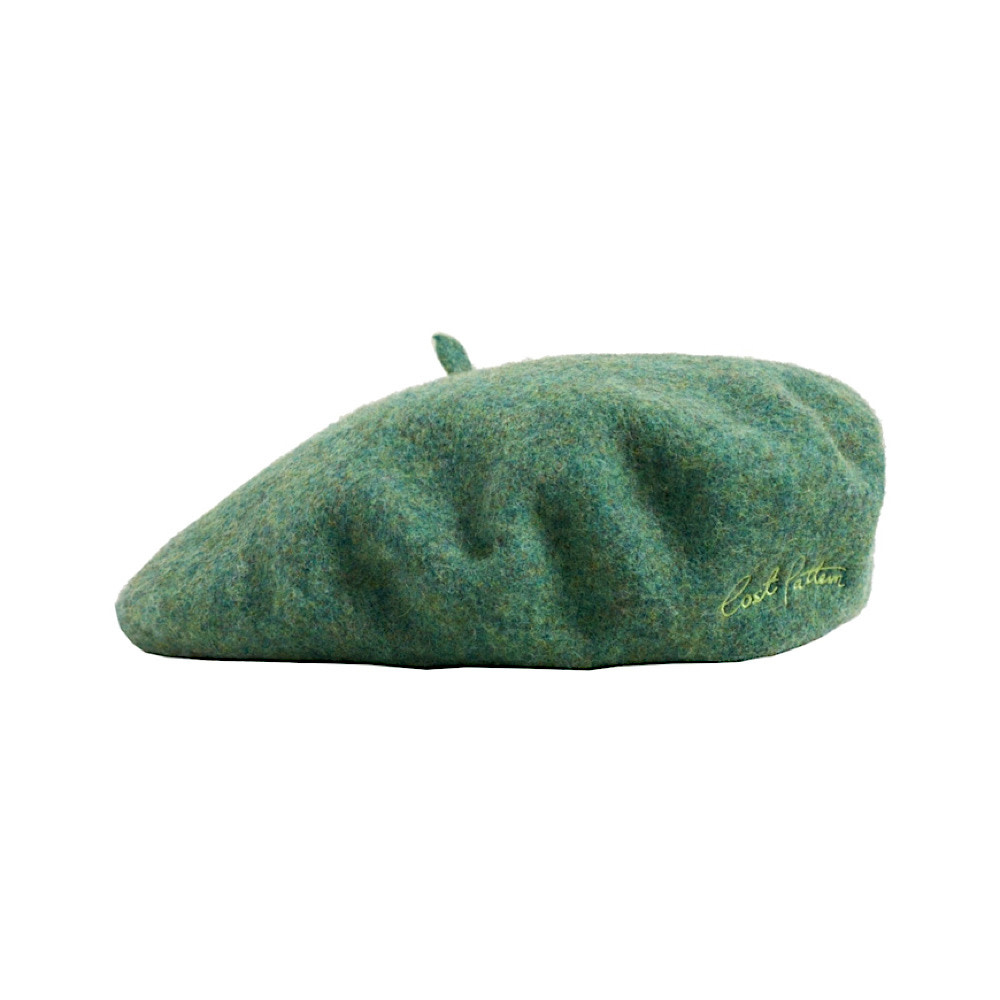 Lost Pattern NYC Lost Pattern Bon Chic Wool Beret - Moss Green