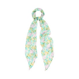 Lost Pattern NYC Silk Chiffon Neck Scarf - Blue Rosebay