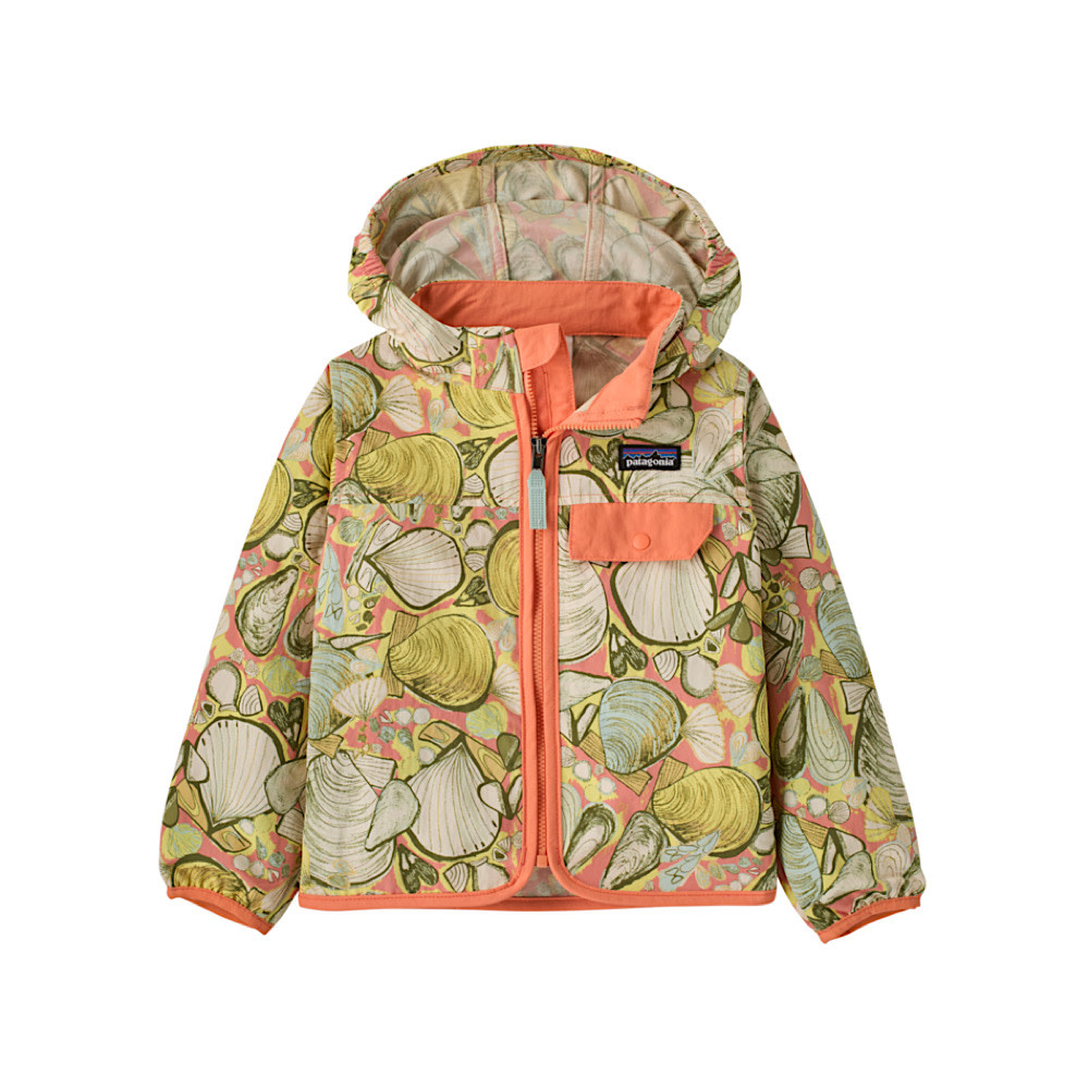 Patagonia Patagonia Baby Baggies Jacket - Shelly Shelly Mellow Melon