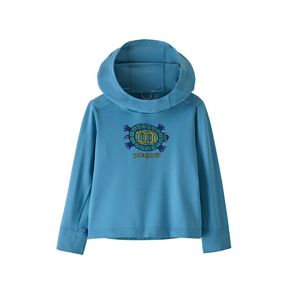 Patagonia Baby Cap Hoody - Island Turtle Shore Blue
