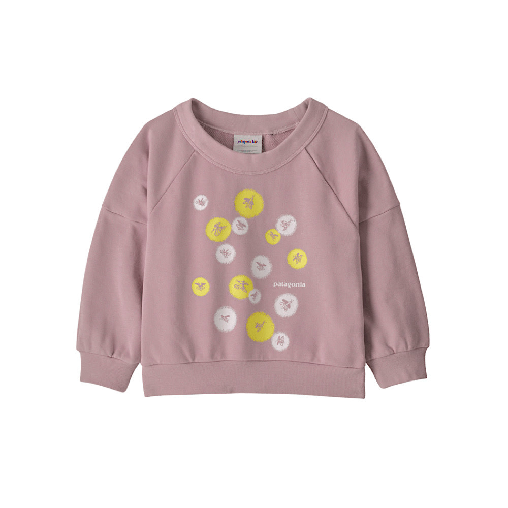 Patagonia Patagonia Baby Crew Sweatshirt - Fireflies Quiet Violet
