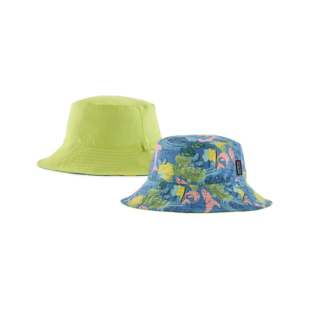 Patagonia Sun Baby Bucket Hat - Amazonia Shore Blue