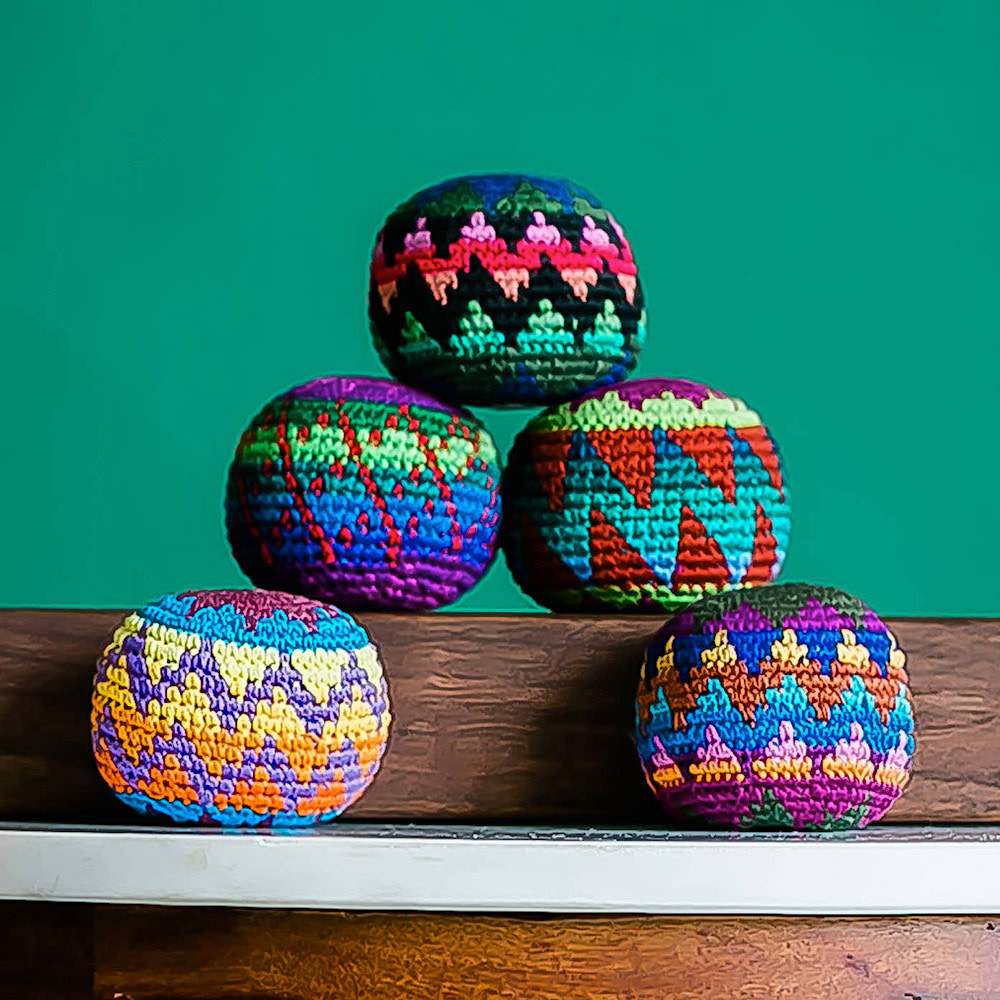  Lucia's Imports Woven Hacky Sack - Assorted