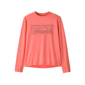 Patagonia Patagonia Kids Capilene Silkweight T-Shirt P-6 Outline - Pickled Pink