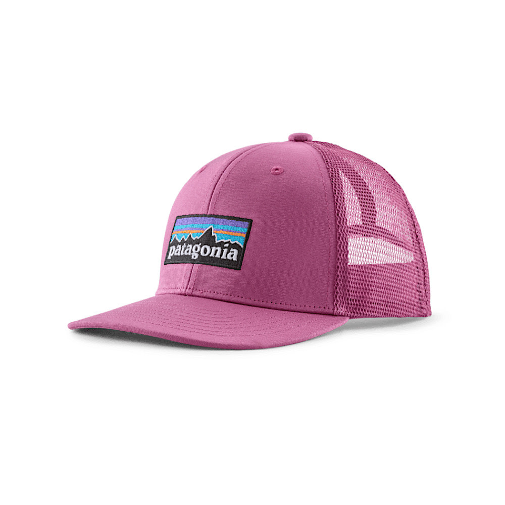 Patagonia Patagonia Kids Trucker Hat P-6 Logo - Faded Magenta