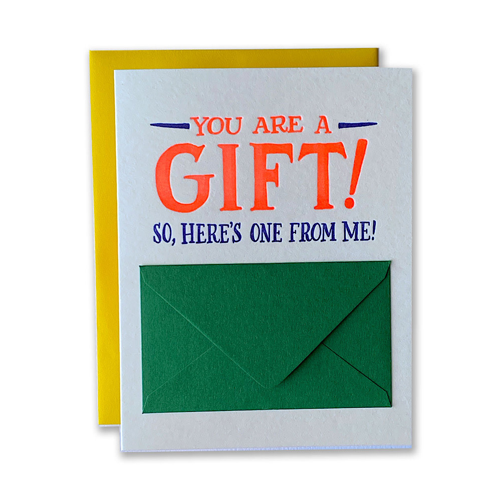 Ladyfingers Letterpress - You Are a Gift Card