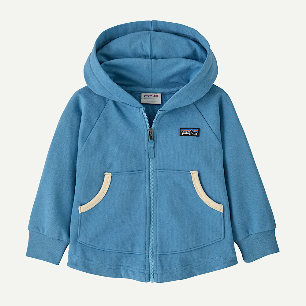 Patagonia Baby Full-Zip Hoody Sweatshirt - Shore Blue